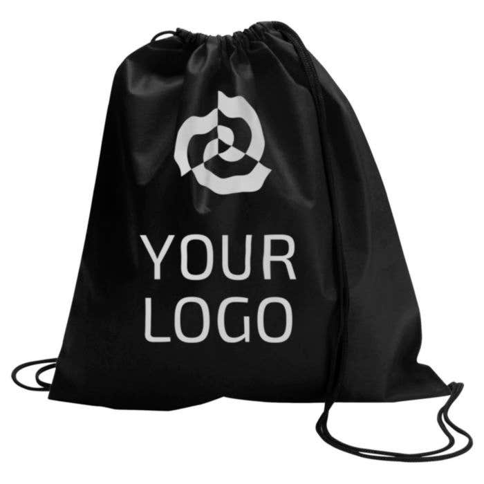 Sac à dos Spiro | 1,2 L | Non-tissé | Cordon de serrage | Cordons noirs