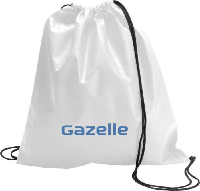 Sac à dos Spiro | 1,2 L | Non-tissé | Cordon de serrage | Cordons noirs