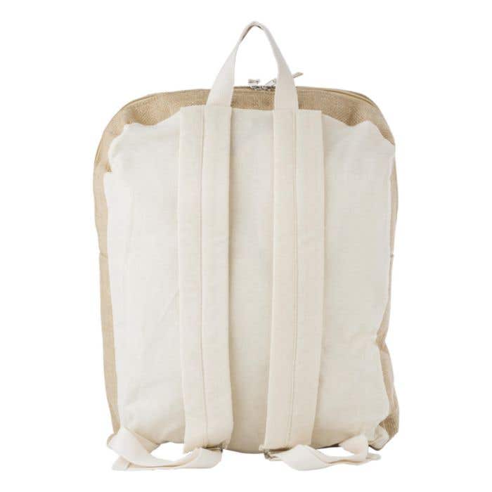 Sac à dos Edison | 8 L | Jute | Poche avant