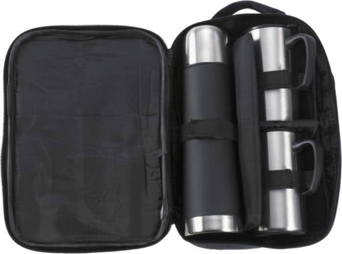 Bouteille isotherme Twin | 500 ml | Inox | Avec 2 tasses