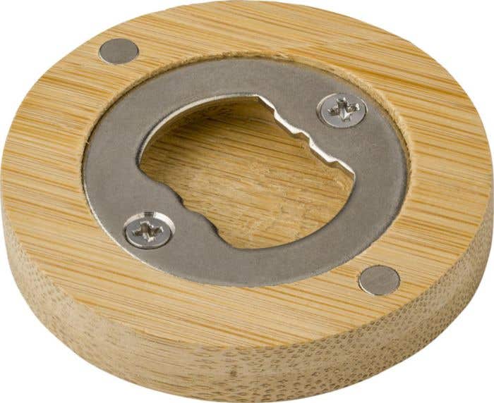 Décapsuleur Ace | Ø 6 cm | Bambou | Magnétique