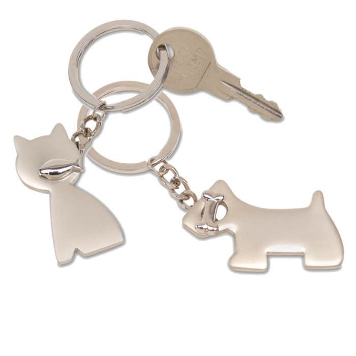 Porte-clés Chat - Chien