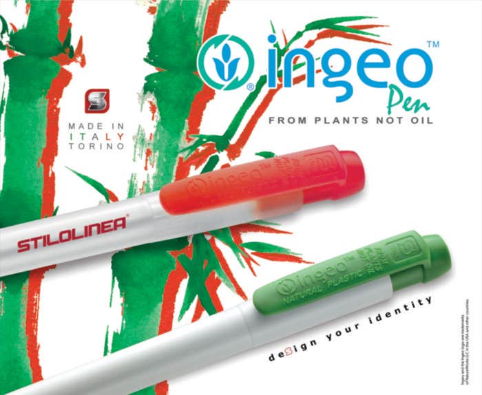 Stylo Ingeo Blanc