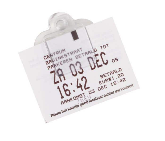 Porte-ticket Parking