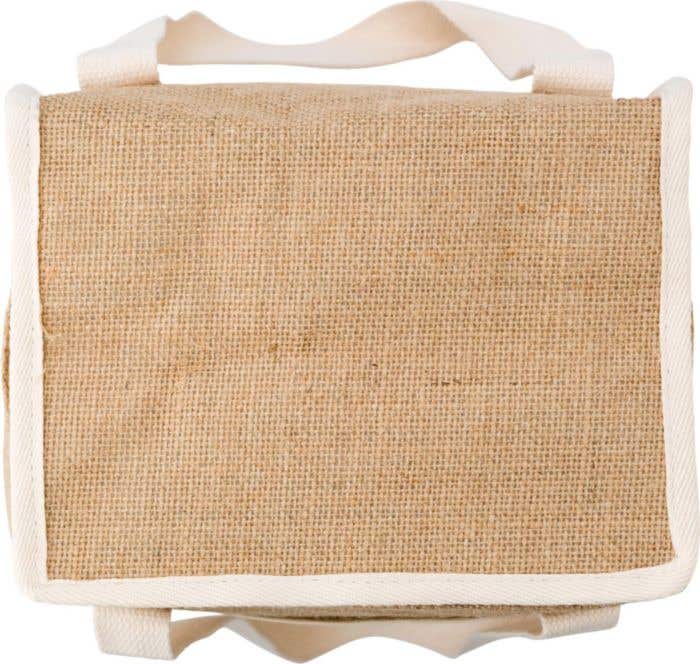 Sac isotherme Raveena | 7 L | Jute | Poche avant en coton