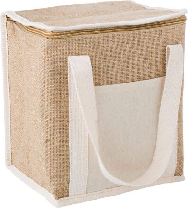 Sac isotherme Raveena | 7 L | Jute | Poche avant en coton