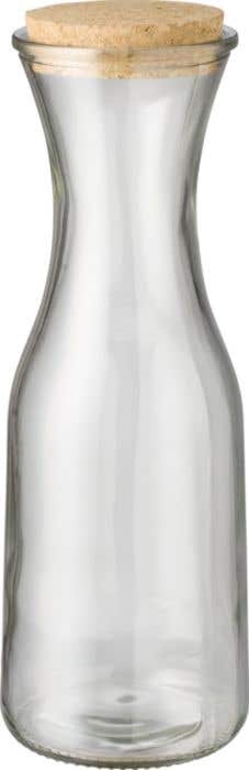 Carafe Rowena | 1 L | Verre recyclé | Bouchon en liège