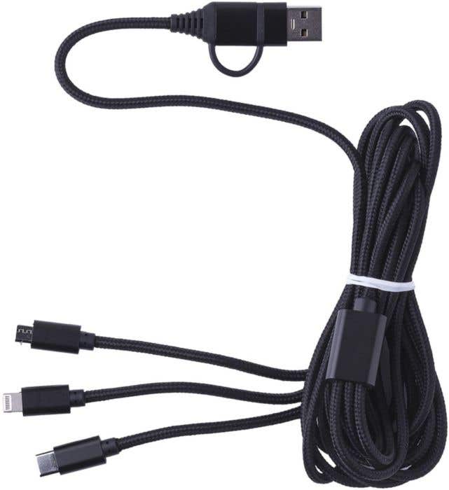 Câble de recharge Sable Triple-Charge 2.9m