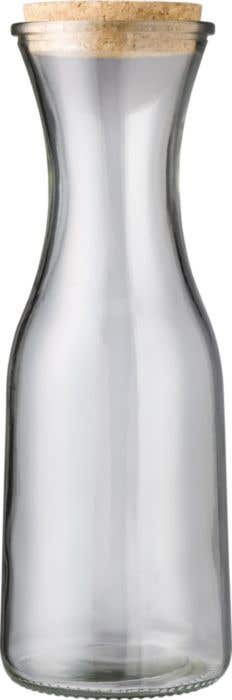 Carafe Rowena | 1 L | Verre recyclé | Bouchon en liège