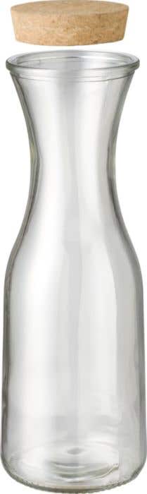 Carafe Rowena | 1 L | Verre recyclé | Bouchon en liège