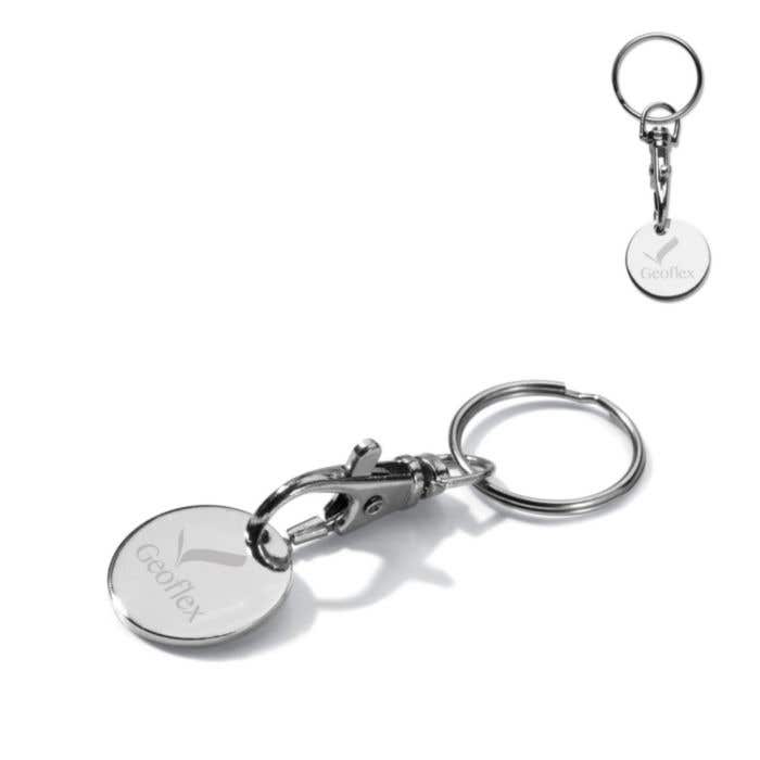 Porte-clés jeton Shopper
