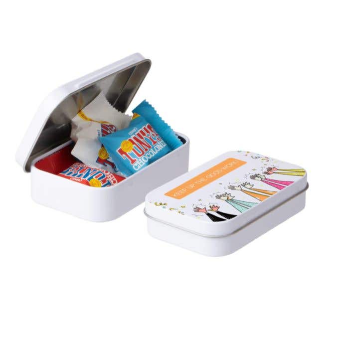 Boîte de bonbons à la menthe