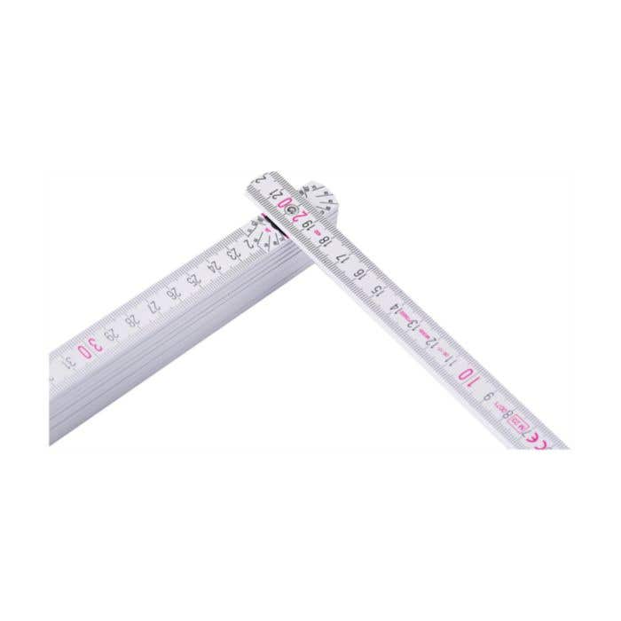 Mètre pliant Stabila Pro série 700 | Bois | 2 m | Échelle d'angle