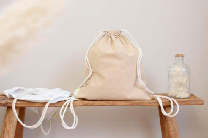 Sac à dos Evadne | 3 L | Coton recyclé | 120 g/m² | Cordon de serrage
