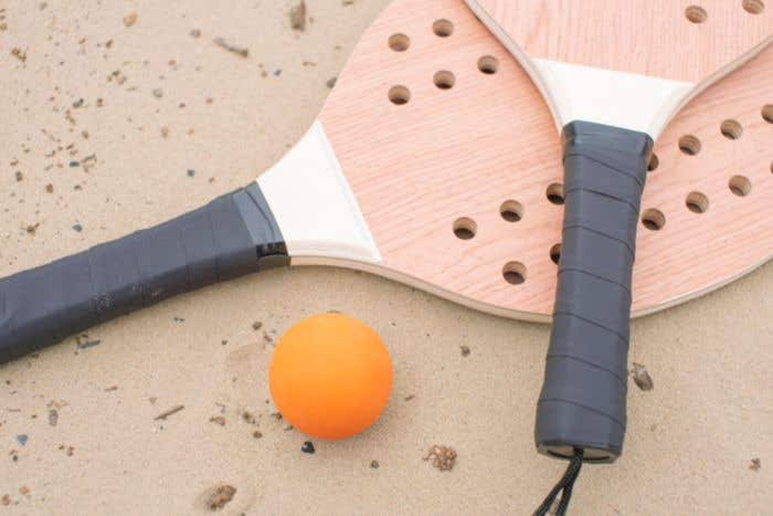 Set de tennis Peregrine | 2 raquettes | Bois | Avec balle