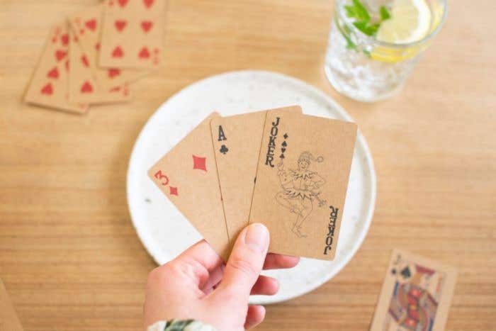 Jeu de cartes Ecoplay Double | 2 jeux | Carton recyclé