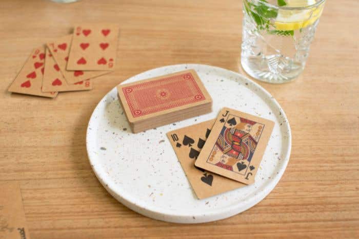 Jeu de cartes Ecoplay Double | 2 jeux | Carton recyclé