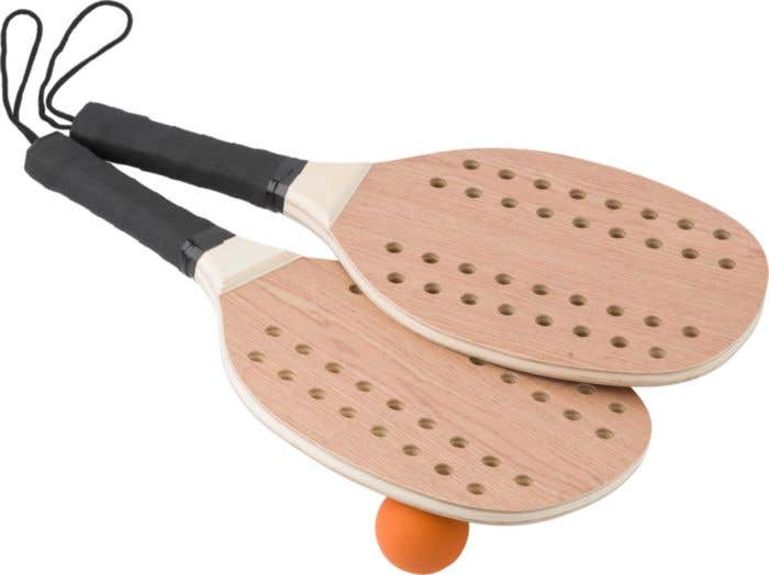 Set de tennis Peregrine | 2 raquettes | Bois | Avec balle
