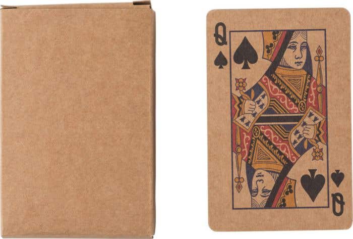 Jeu de cartes Ecoplay Double | 2 jeux | Carton recyclé