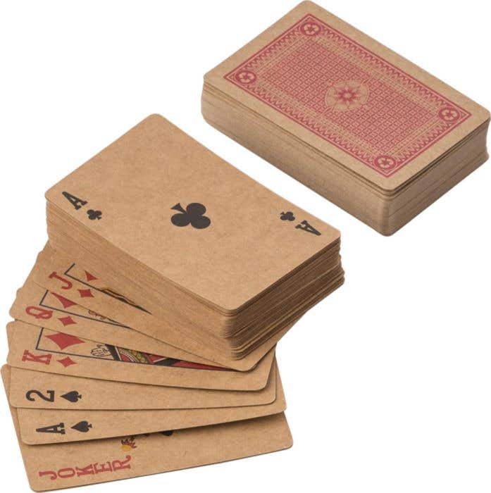 Jeu de cartes Ecoplay Double | 2 jeux | Carton recyclé