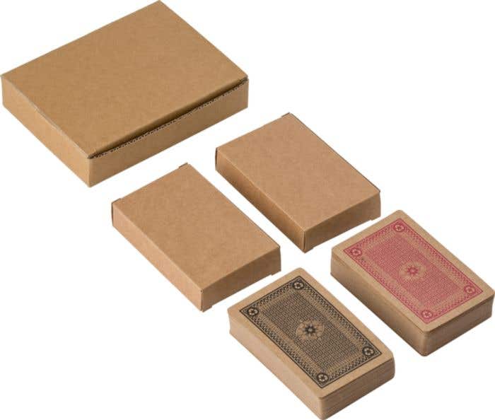 Jeu de cartes Ecoplay Double | 2 jeux | Carton recyclé