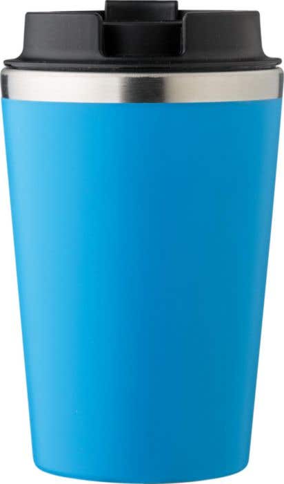 Mug de voyage Everleigh | 350 ml | Inox | Couvercle à clip | Finition mate