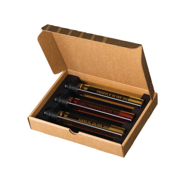 Coffret d'huile d'olive 3 pièces "Je t'olive"