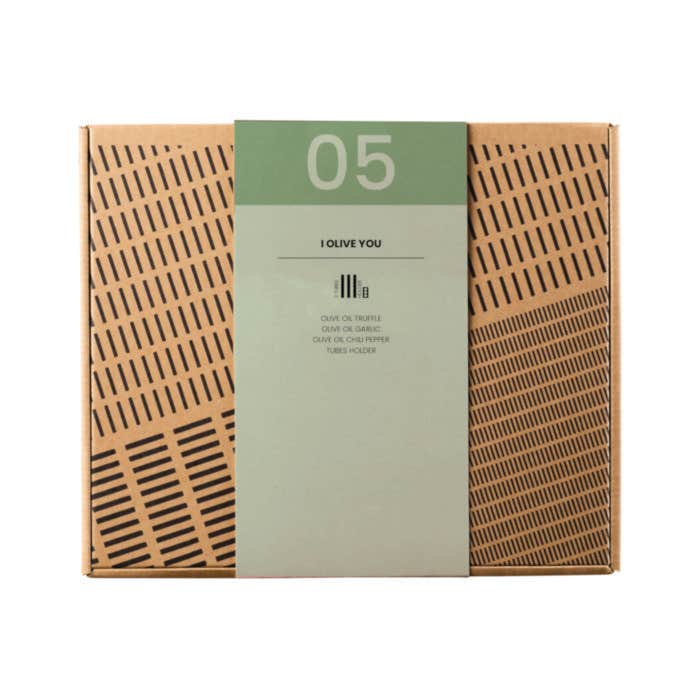 Coffret d'huile d'olive 4 pièces "Je t'olive"