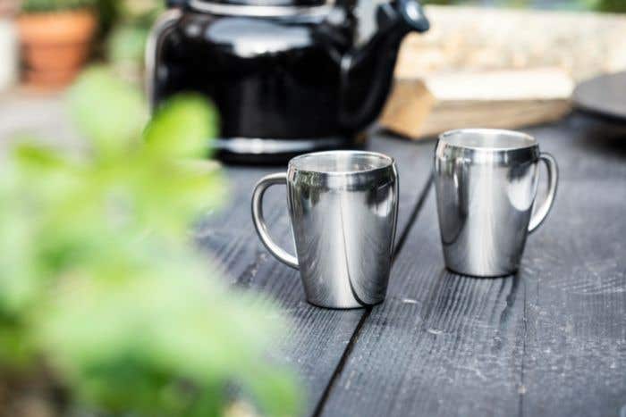 Set de mugs Duothermo | 200 ml | Inox recyclé | Double paroi | 2 pièces