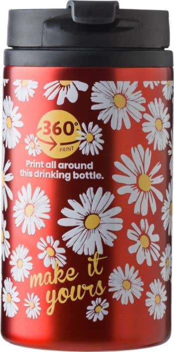 Mug de voyage Isodrink | 300 ml | Inox | Double paroi | Couvercle à clip