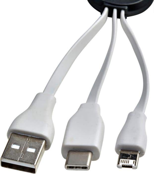 Câble de recharge Tricharge