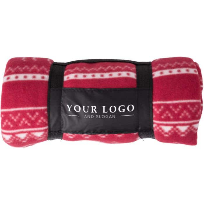 Couverture Reindeer | Polaire | 180 g/m² | 120x150 cm | Imprimé rennes