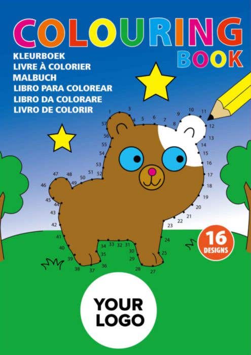 Livre de coloriage Puncto | A5 | 16 pages | Points à relier