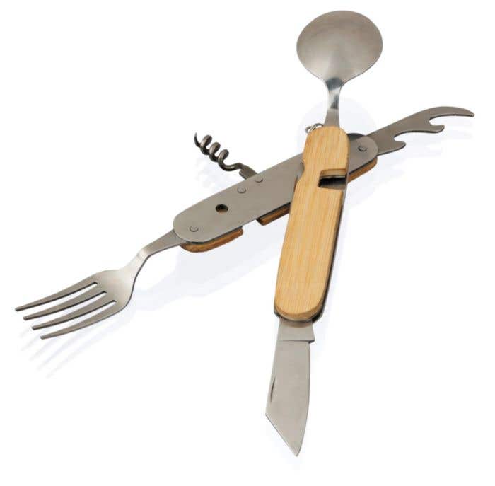 Set de couverts Ainsley | Bambou | 6 en 1
