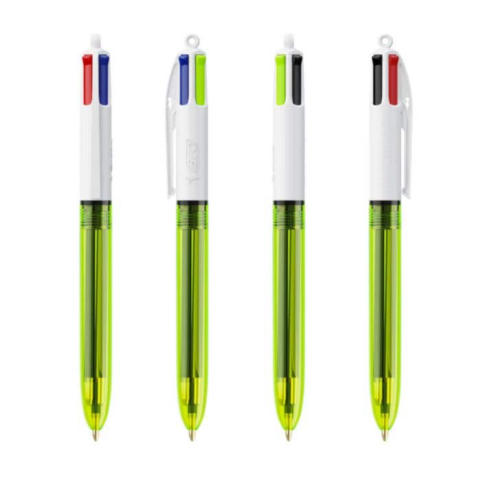 Stylo BIC 4-Colour Fluo