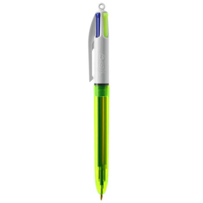 Stylo BIC 4-Colour Fluo