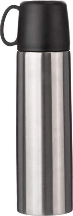 Bouteille isotherme Jan | 500 ml | Inox | Double paroi | Avec gobelet 130 ml