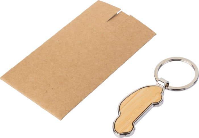 Porte-clés Angelika | Bambou | Forme de voiture
