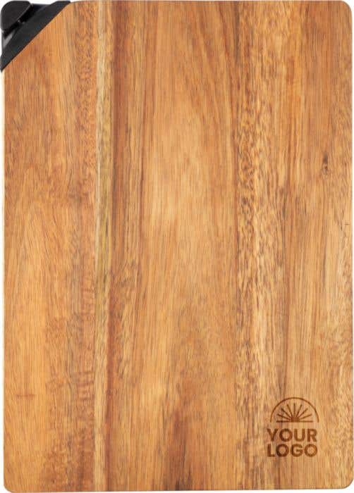 Planche à découper Heinz | 24,5x17,5 cm | Bois | Avec aiguiseur