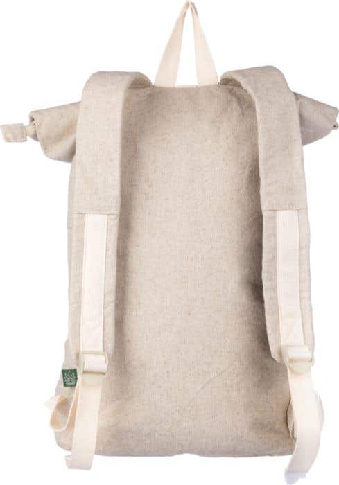 Sac à dos Margarete | 24 L | Chanvre | Roll-top | Boucle de transport