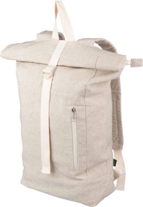 Sac à dos Margarete | 24 L | Chanvre | Roll-top | Boucle de transport