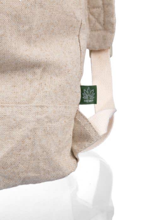 Sac à dos Margarete | 24 L | Chanvre | Roll-top | Boucle de transport