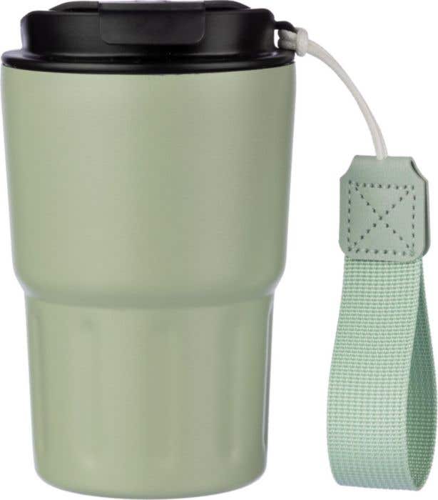 Mug de voyage Louisa | 320 ml | Inox | Double paroi | Dragonne