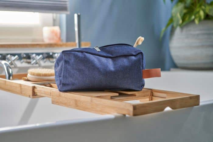 Trousse de toilette Marianne | 2,8 L | Denim | Poignée de transport