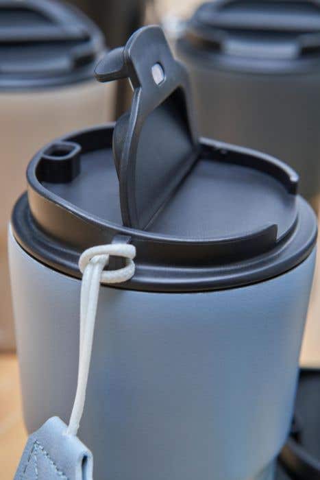 Mug de voyage Louisa | 320 ml | Inox | Double paroi | Dragonne