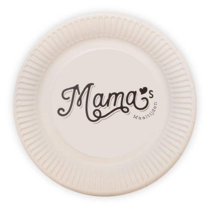 Assiette en carton Rond 23cm