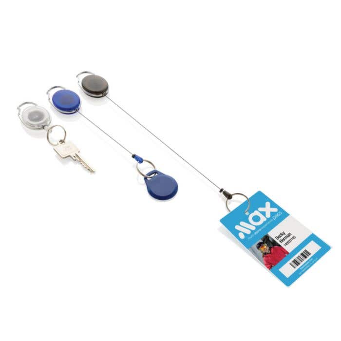 Porte-clés à clip extensible RCS
