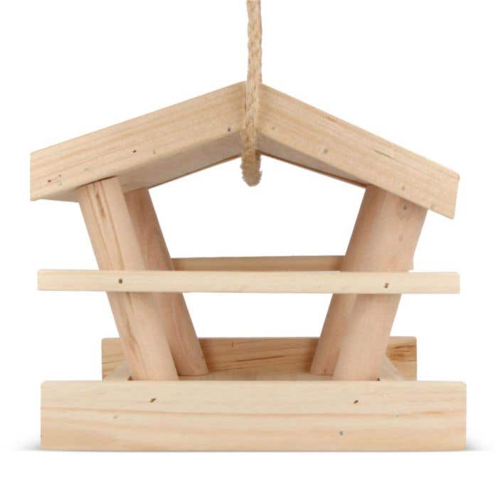 Mangeoire à oiseaux en bois