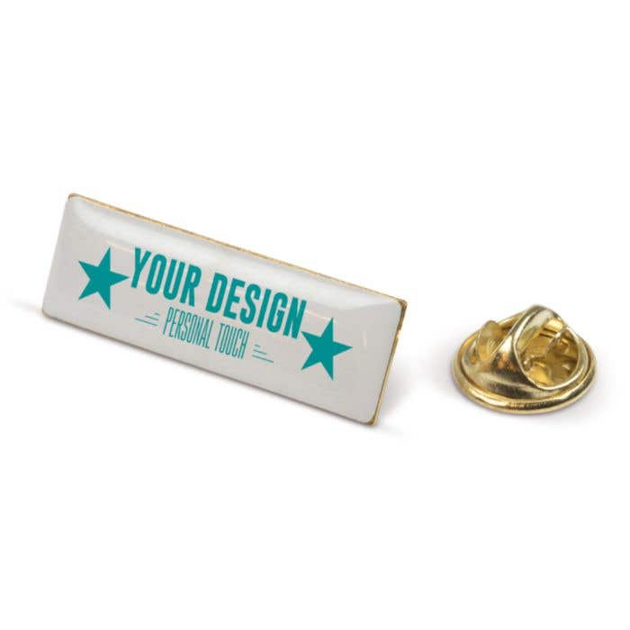 Pins rectangulaire 30x10mm