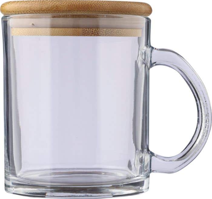 Mug à thé Ashley | 300 ml | Verre | Couvercle en bambou